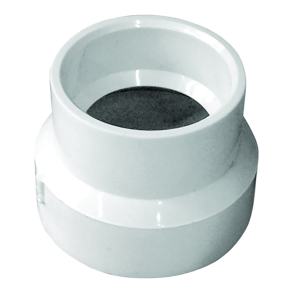 GENOVA 70121 Reducing Coupling, 2 x 1-1/2 in, Hub, PVC, SCH 40 Schedule