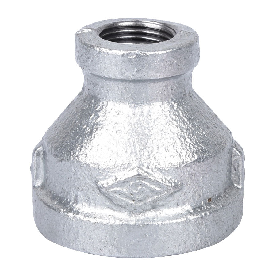 ProSource PPG240-25X10 Reducing Pipe Coupling, 1 x 3/8 in, Threaded, Malleable Steel, SCH 40 Schedule