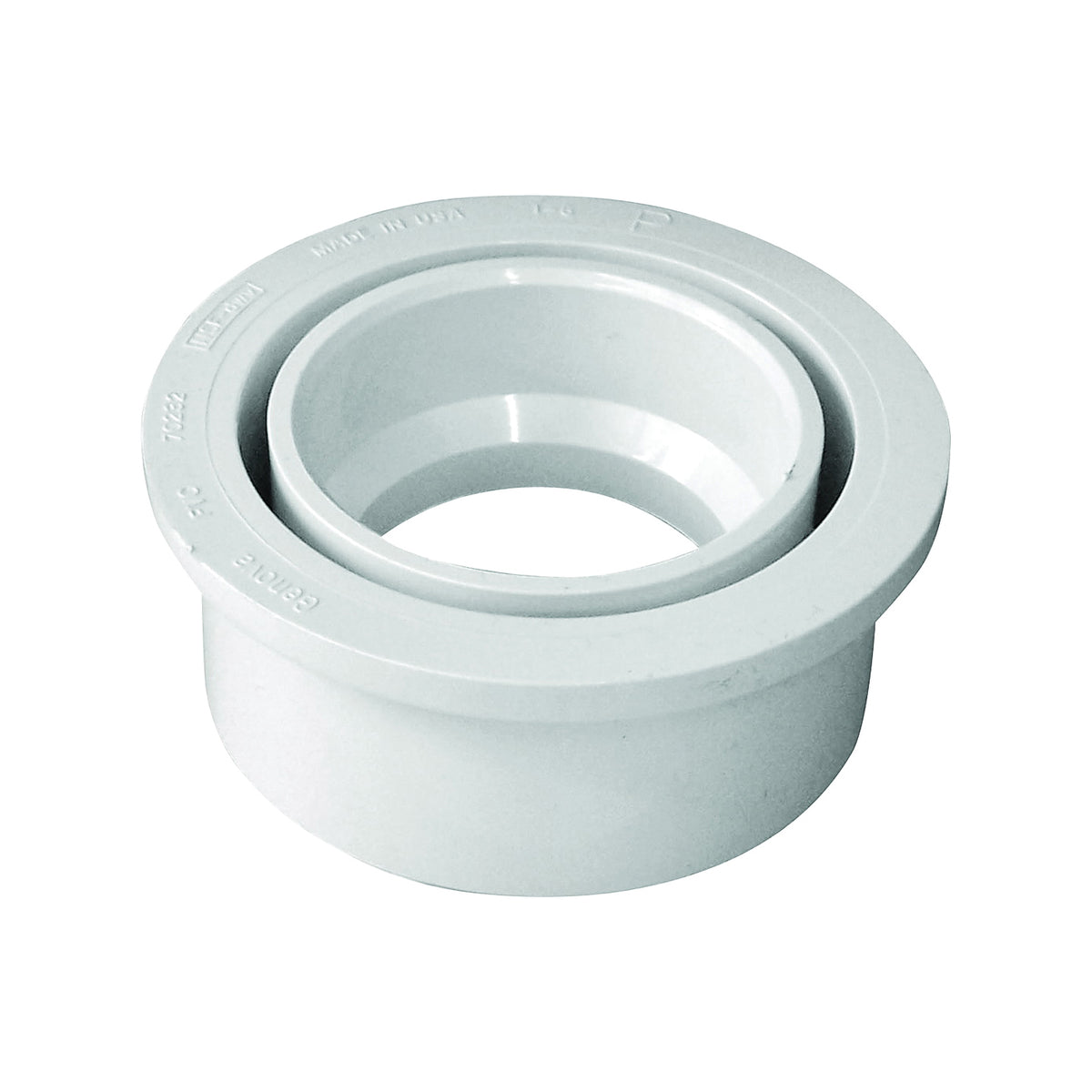GENOVA 700 Series 70232 Pipe Reducing Bushing, 3 x 2 in, Spigot x Hub, SCH 40 Schedule