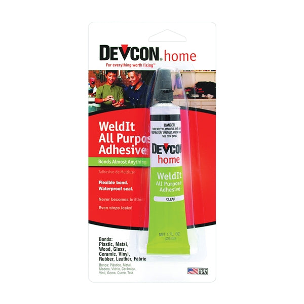 Devcon 18245 Household Cement, Liquid, Ketone, Clear, 1 oz Tube