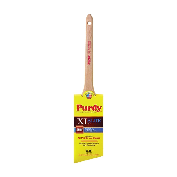 Purdy XL Elite Dale 080525 Trim Brush, Nylon/Polyester Bristle, Rat Tail Handle
