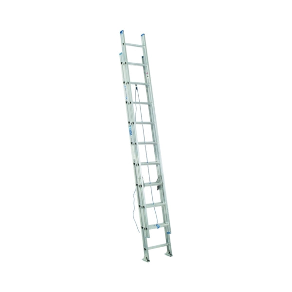 WERNER D1332-2 Extension Ladder, 31 ft H Reach, 250 lb, Aluminum