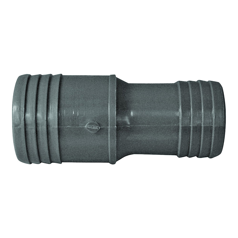 GENOVA 350154 Reducing Coupling, 1-1/2 x 1-1/4 in, Insert, Polypropylene/PVC