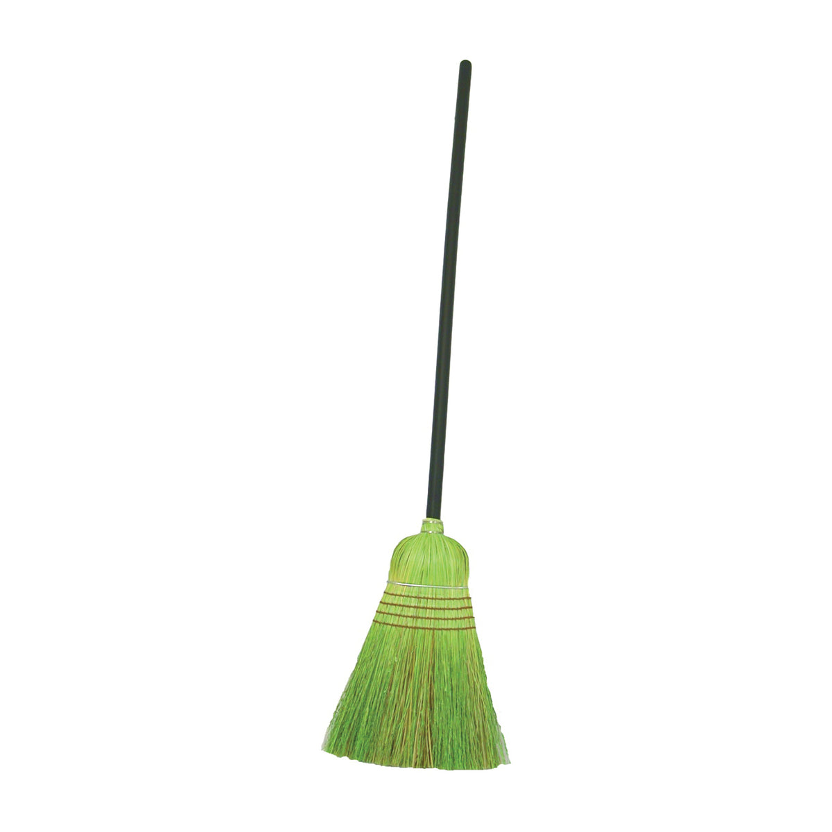 BIRDWELL 9332-4 Warehouse Broom, Sotol Fiber Bristle, Lacquered Wood Handle, Black