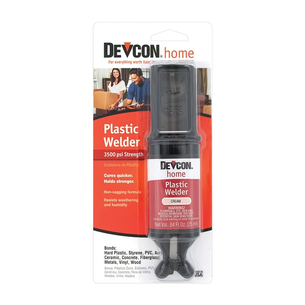 Devcon 22045 Epoxy, Cream, Liquid, 0.84 oz Syringe