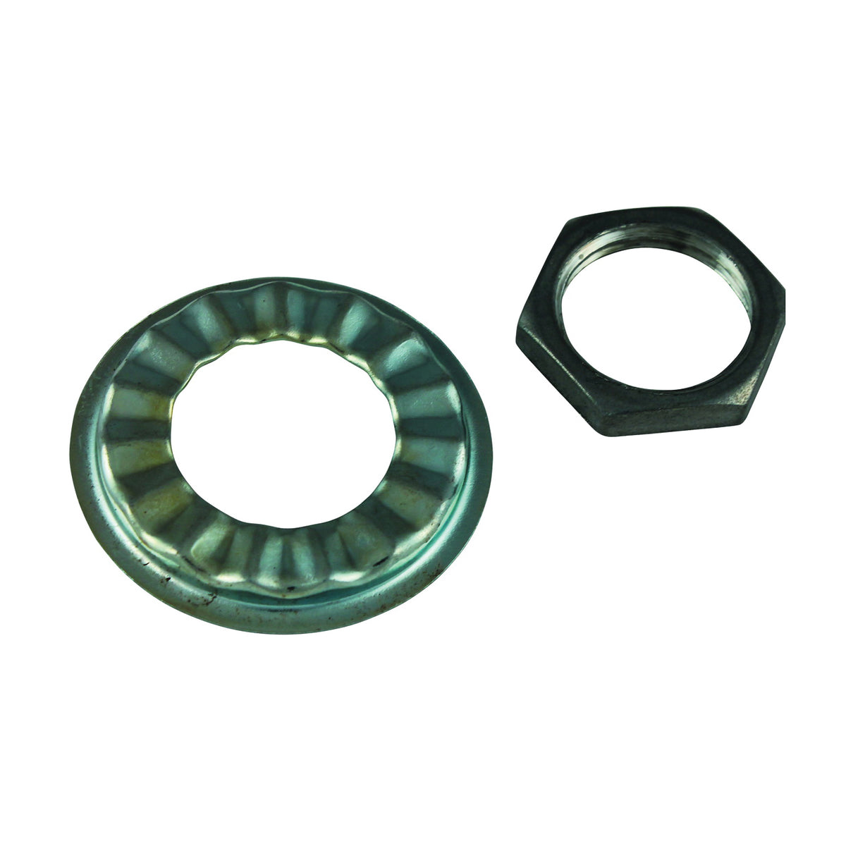 Plumb Pak PP800-88 Faucet Locknut and Rosette, Universal Fit