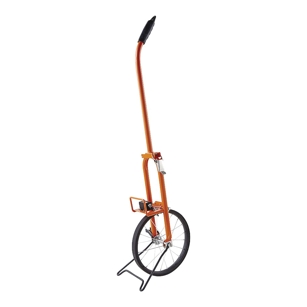 KESON MP301 Measuring Wheel, 9999.9 ft, 11-1/2 in Wheel, Rubber Wheel, Steel, Orange