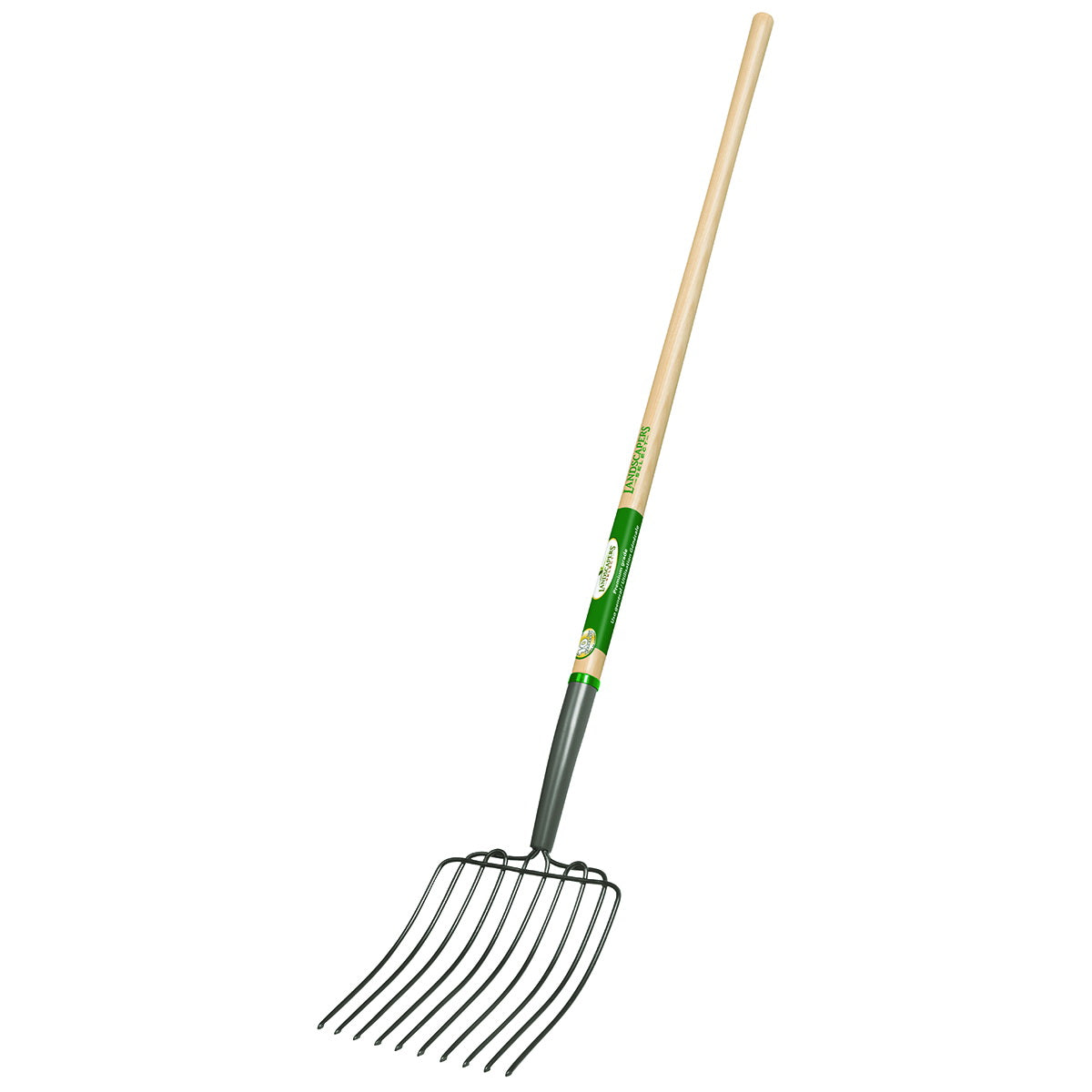 Landscapers Select 34620 Manure/Bedding Fork, Wood Handle, 54 in L Handle