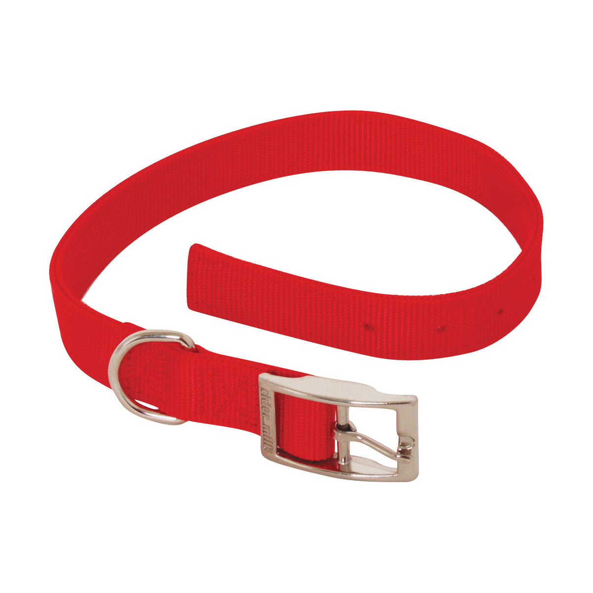 PETMATE 21326 Dog Collar, 22 in L Collar, 1 in W Collar, Nylon, Red