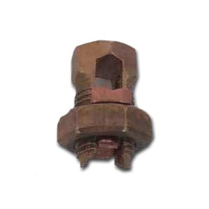 nVent ERICO ESB8 Split Bolt Connector, #16 to 8 Wire, Silicone Bronze Alloy, Bronze