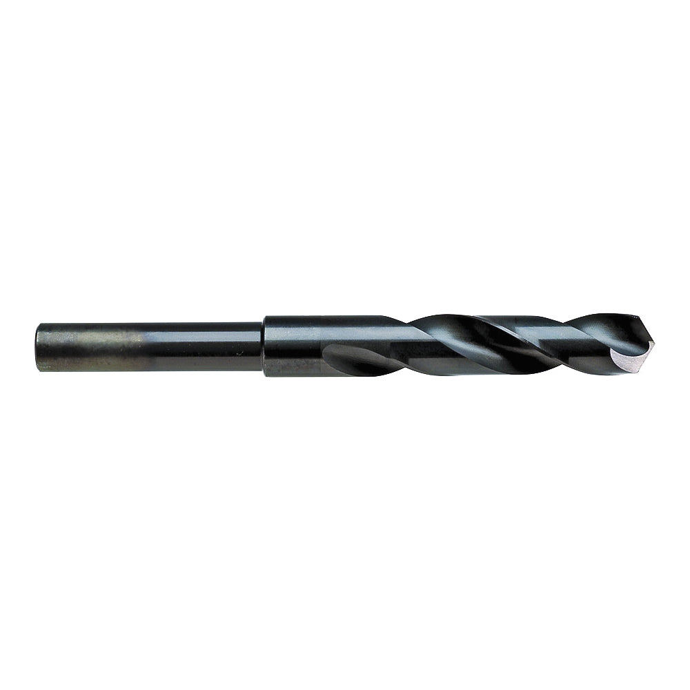 IRWIN 91140 Silver and Deming Drill Bit, 5/8 in Dia, 6 in OAL, Spiral Flute, 1/2 in Dia Shank, Flat, Reduced Shank