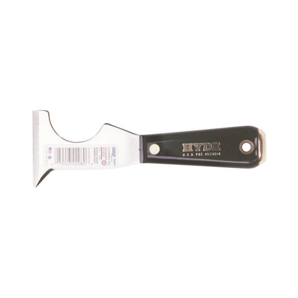 HYDE 02980 Multi-Tool, 2-1/2 in W Blade, Stiff Blade, HCS Blade, Nylon Handle, Ergonomic Handle