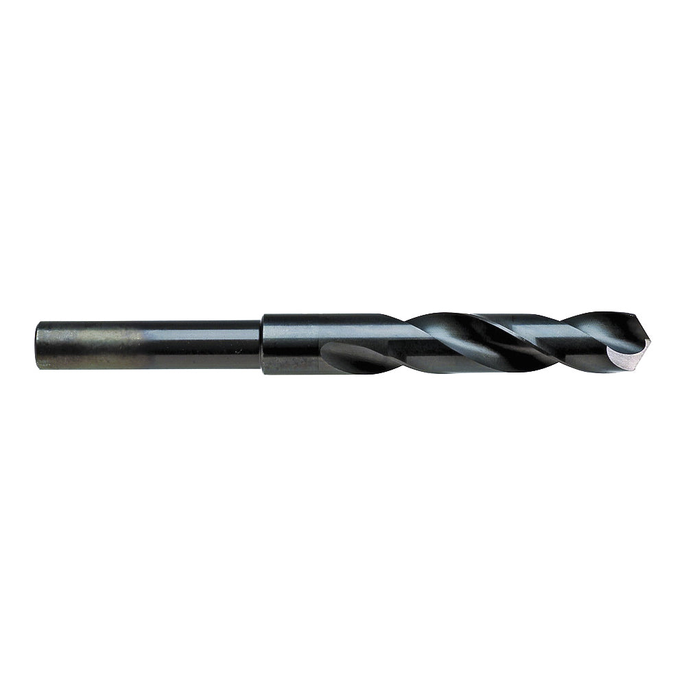 IRWIN 91164 Silver and Deming Drill Bit, 1 in Dia, 6 in OAL, Spiral Flute, 1/2 in Dia Shank, Flat, Reduced Shank