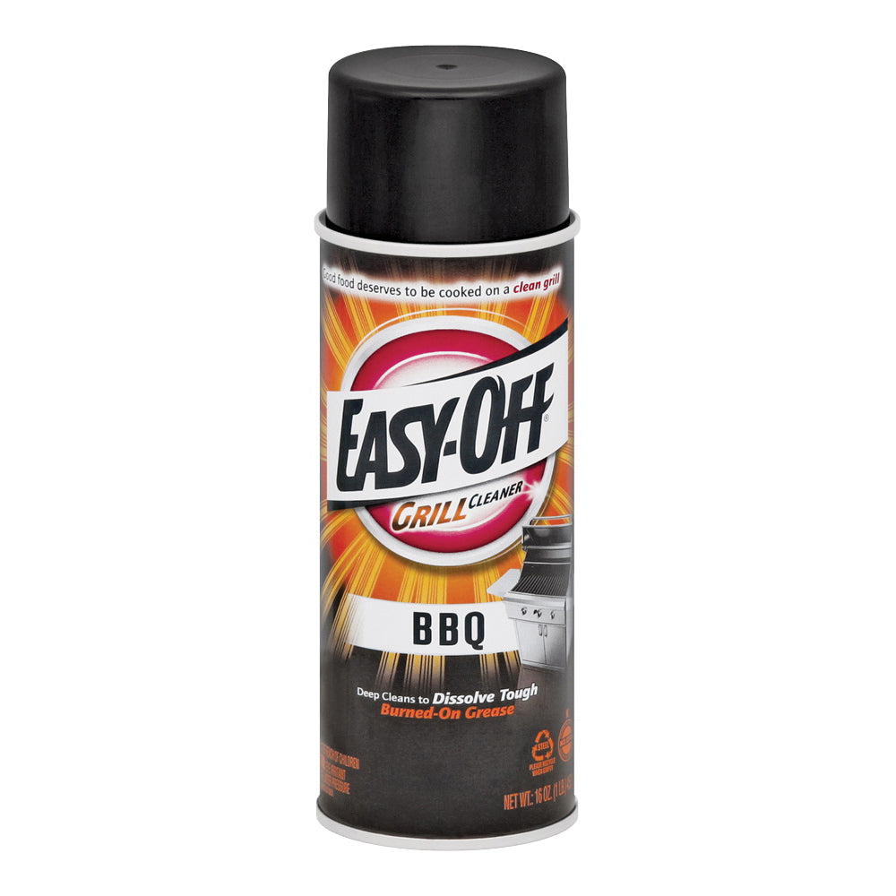 EASY-OFF 6233887981 Barbecue Grill Cleaner, Light Tan/White, 16 oz Aerosol Can