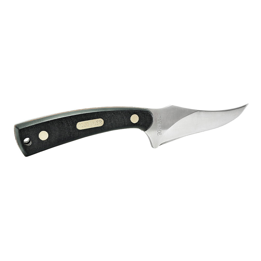 SCHRADE 152OT Blade Knife, 3.3 in L Blade, 0.14 in W Blade, 7Cr17MoV High Carbon Stainless Steel Blade, Black Handle