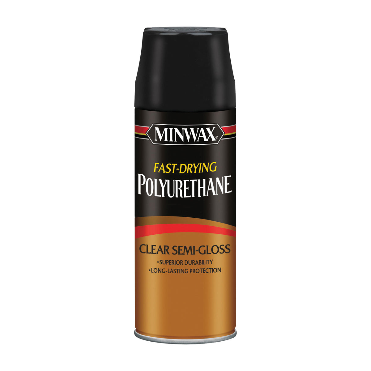 Minwax 33055000 Polyurethane, Semi-Gloss, Liquid, Clear, 11.5 oz, Aerosol Can