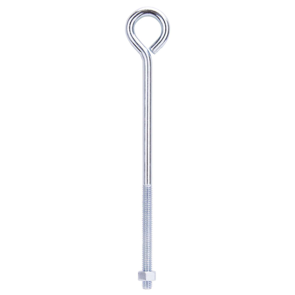 ProSource Eye Bolt, 3 in L Machine Thread, 5/16 in Dia Eye, 8 in L, 183 lb Working Load, Steel, Zinc