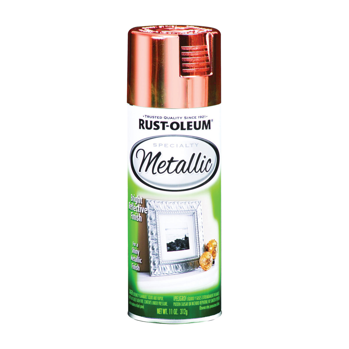 RUST-OLEUM 1937830 Paint, Metallic, Copper, 11 oz, Aerosol Can