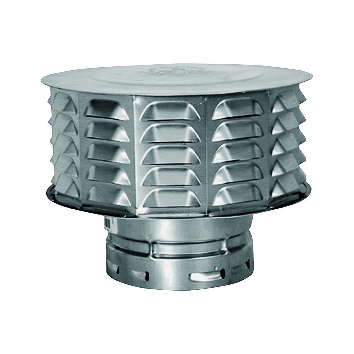 AmeriVent 3ECW Snap Lock Vent Cap, 3 in Connection