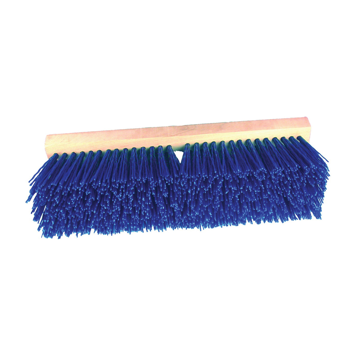 BIRDWELL 3015-6 Street Broom Head, 4-1/4 in L Trim, Polypropylene Bristle, Blue