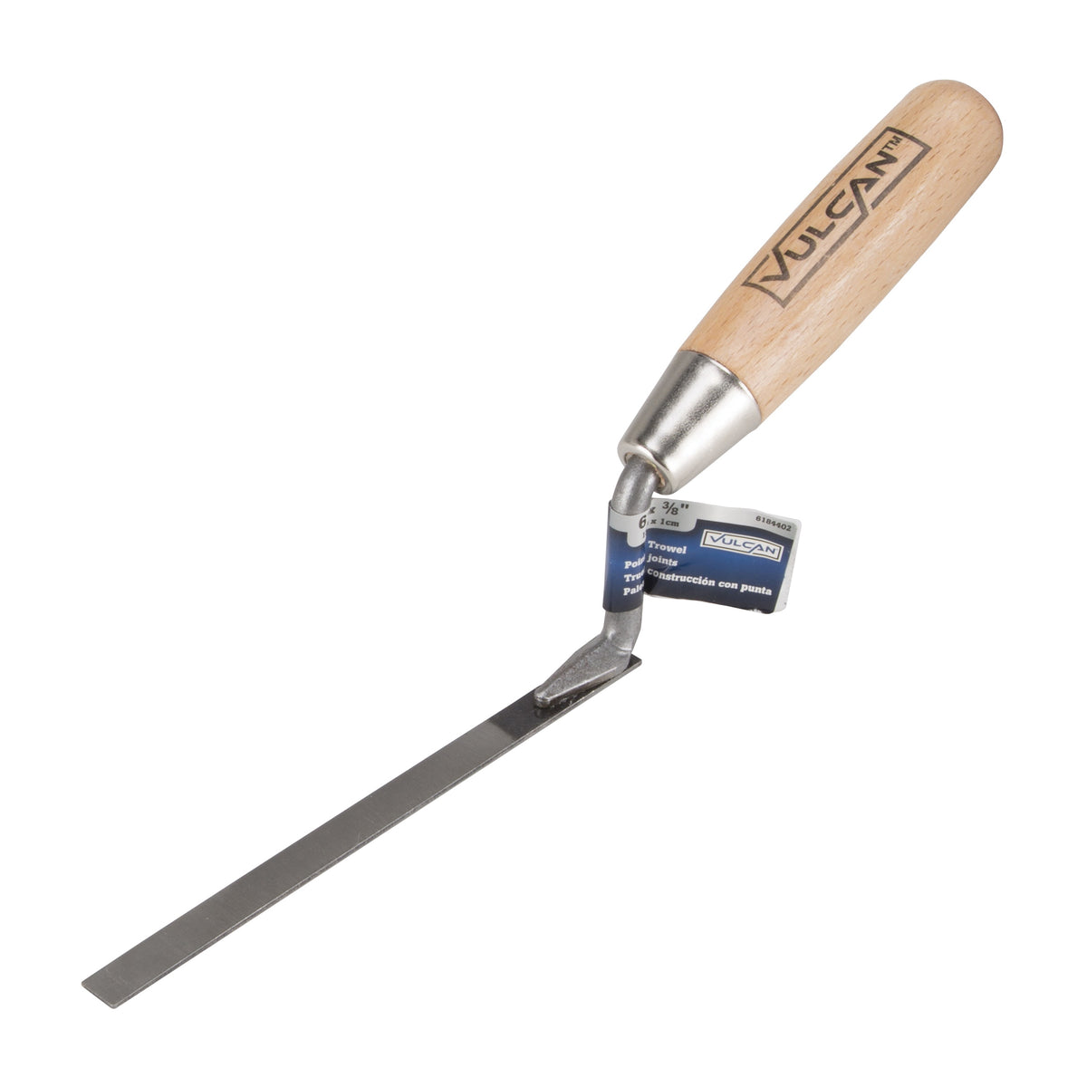 Vulcan 16560 Tuck Pointing Trowel, 6 in L, Steel, Ergonomic Handle