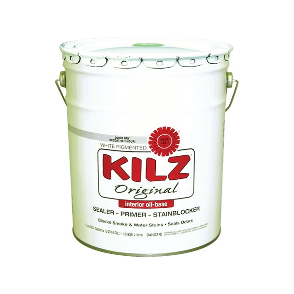 Kilz 10000 Primer, White, 5 gal, Can