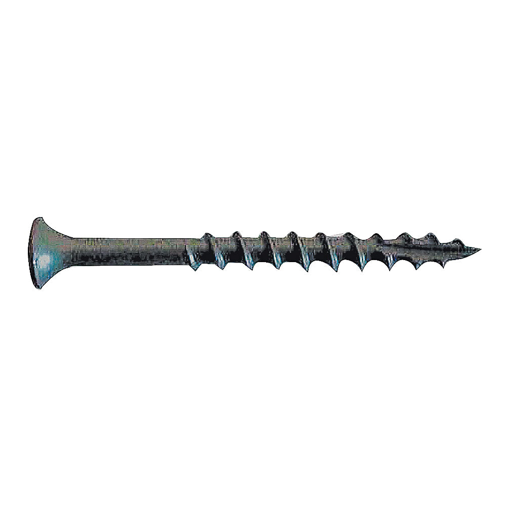 CAMO 0341154 Deck Screw, #9 Thread, 2-1/2 in L, Bugle Head, Star Drive, Type 17 Slash Point, Carbon Steel