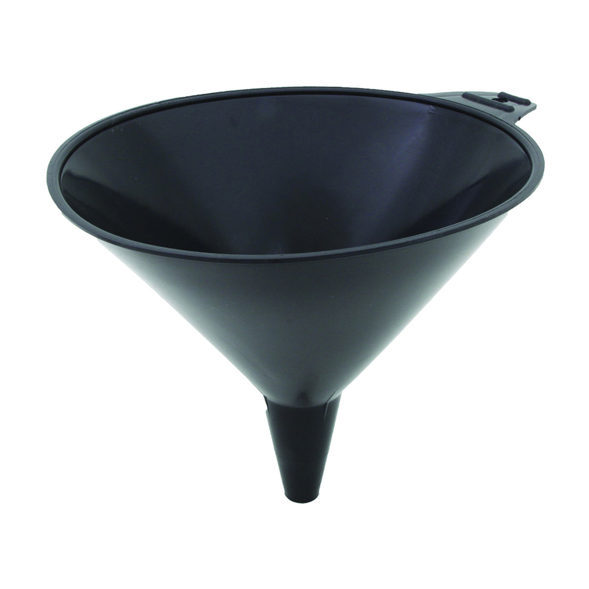 FloTool 05064 Large Funnel, 2 qt Capacity, High-Density Polyethylene, Black, 8-3/4 in H
