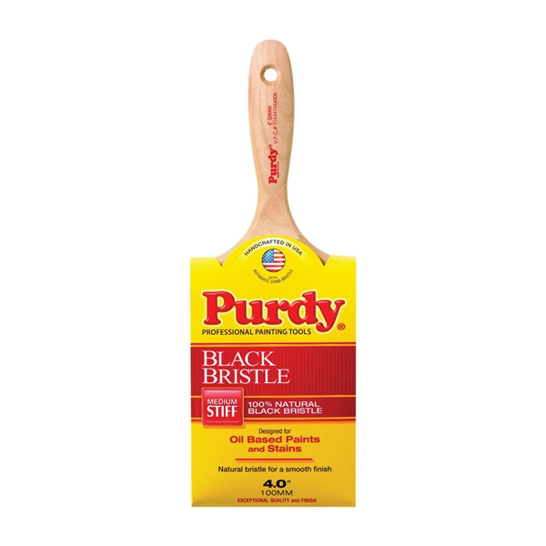 Purdy Black Bristle Swan 400040 Wall Brush, China Bristle, Beaver Tail Handle