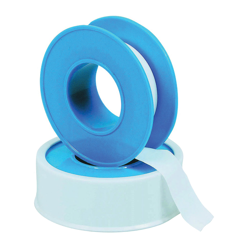 Harvey 017072B-500 Thread Seal Tape, 260 in L, 1/2 in W, PTFE, Blue/White