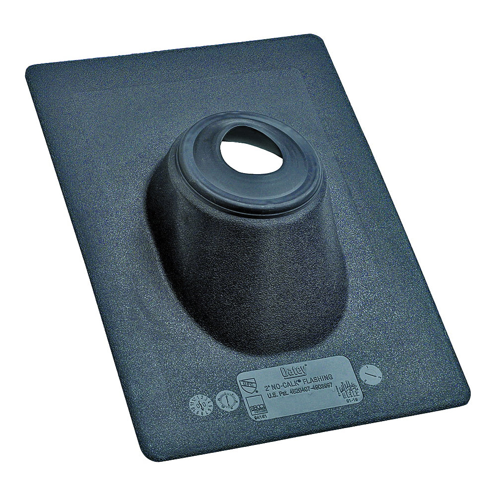 Hercules No-Calk Series 11898 Roof Flashing, 13 in OAL, 9-1/4 in OAW, Thermoplastic