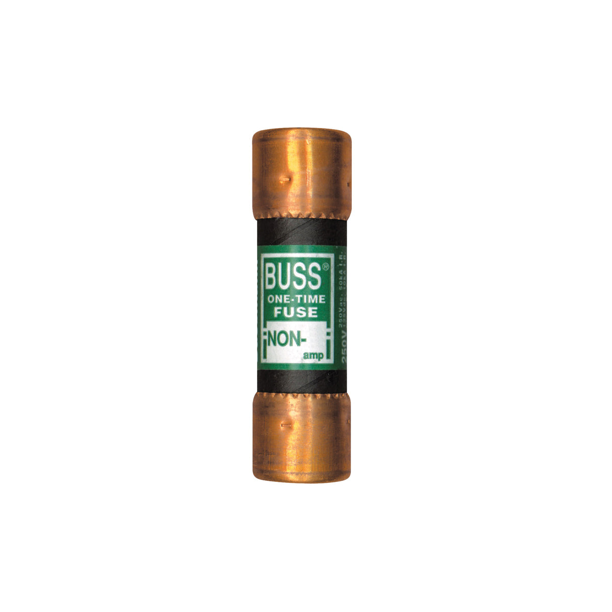 Bussmann BP/NON-60 Fuse, 60 A, 250 VAC, 125 VDC, 50 kA Interrupt, Melamine Body, Cartridge Fuse