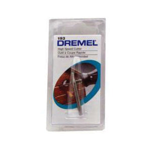 DREMEL 193 Cutter, 5/64 in Dia, 1-1/2 in L, 1/8 in Dia Shank, HSS