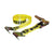 KEEPER 04623 Tie-Down, 2 in W, 27 ft L, Polyester, Yellow, 3333 lb, Hook End Fitting