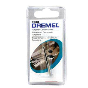 DREMEL 9903 Cutter, 1/8 in Dia, 1-1/2 in L, 1/8 in Dia Shank, Tungsten Carbide