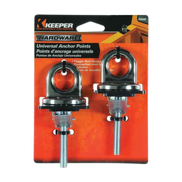 KEEPER 05648 Anchor Point, Premium, Universal, Steel, Chrome