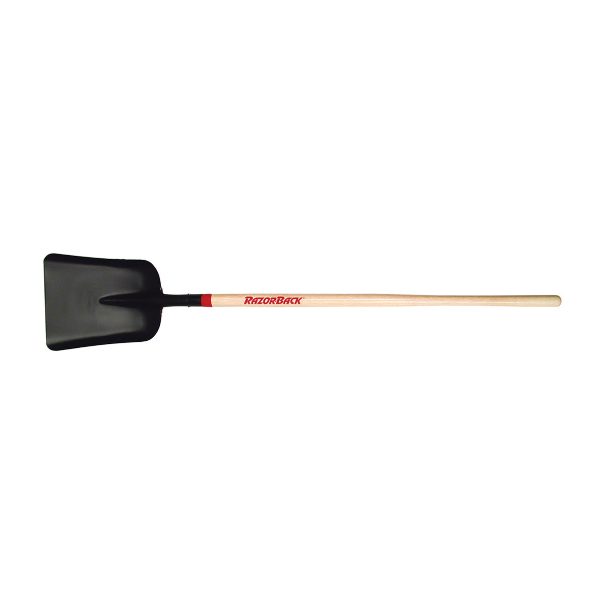 UnionTools 79805 Scoop Shovel, 11.325 in W Blade, 14-1/2 in L Blade, Steel Blade, Hardwood Handle, Long Handle