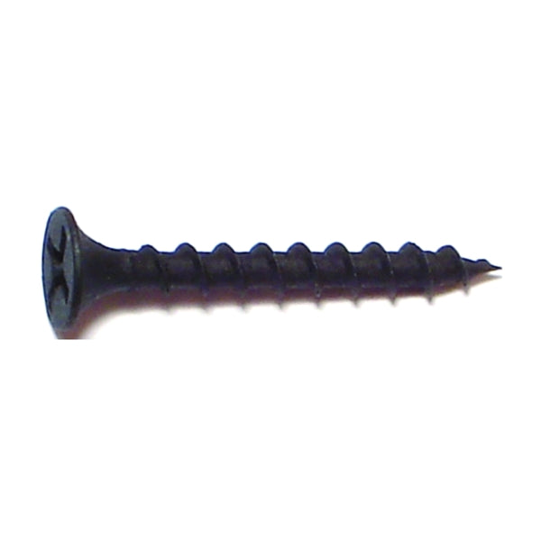 MIDWEST FASTENER 10507 Screw, #6 Thread, 1-1/4 in L, Coarse Thread, Bugle Head, Phillips Drive, Phosphate