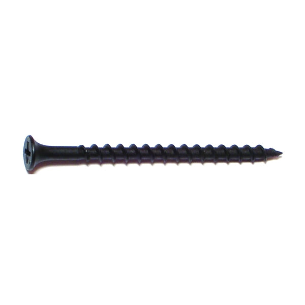 MIDWEST FASTENER 10511 Screw, #8 Thread, 2-1/2 in L, Coarse Thread, Bugle Head, Phillips Drive, Phosphate