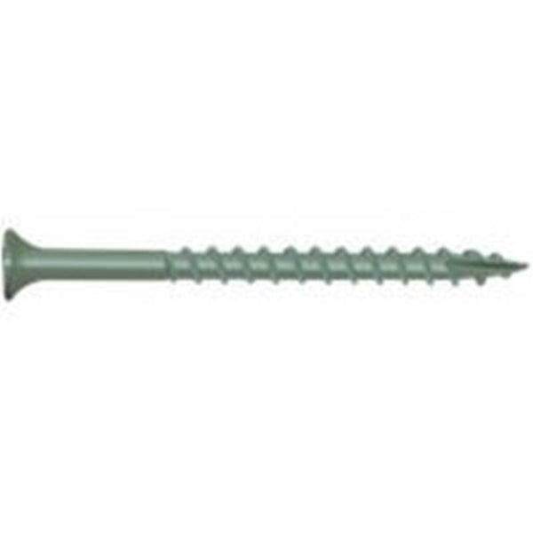 CAMO 0341070 Deck Screw, #7 Thread, 1-1/4 in L, Bugle Head, Star Drive, Type 17 Slash Point, Carbon Steel