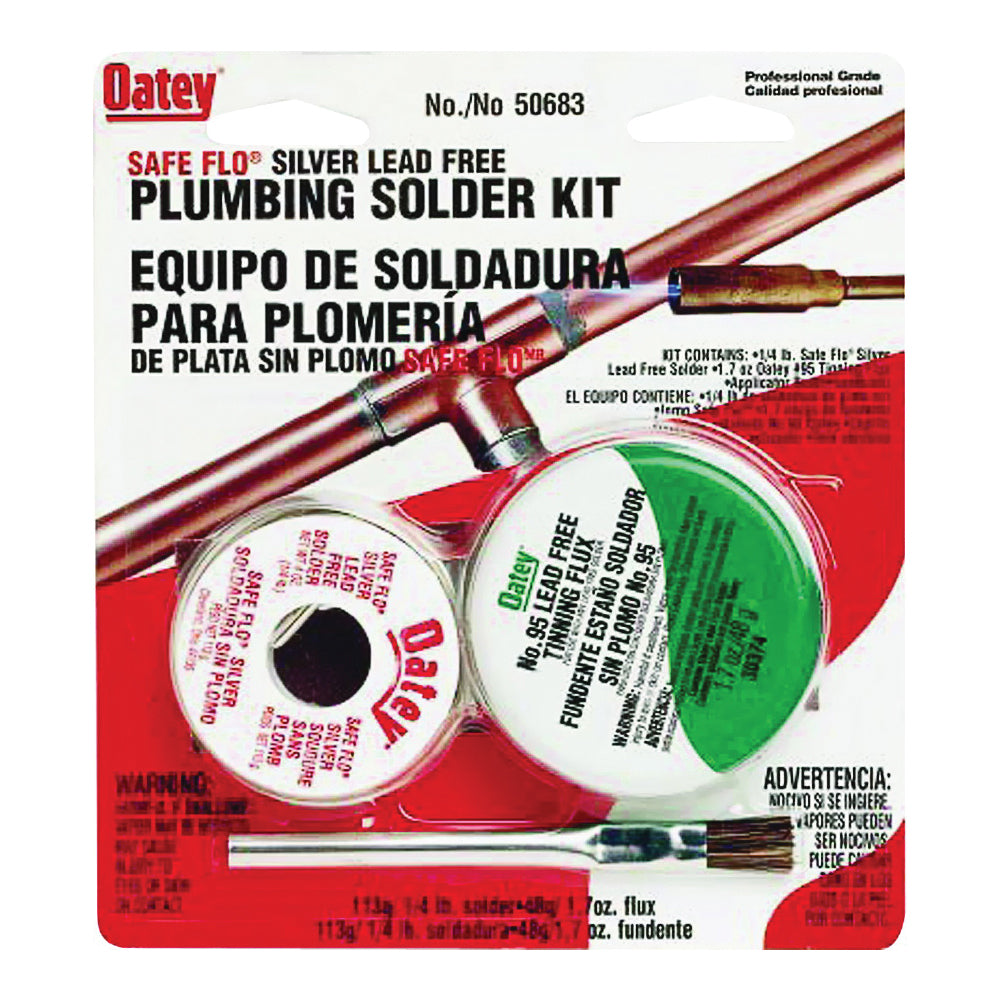 Oatey 50683 Wire Solder Kit, 0.25 lb, Solid