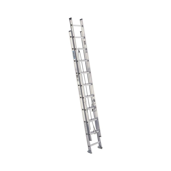 WERNER D1532-2 Extension Ladder, 31 ft H Reach, 300 lb, Aluminum