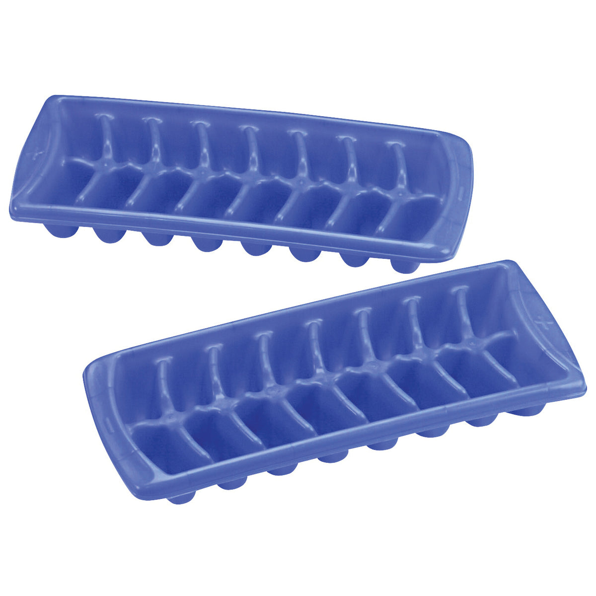 Rubbermaid 2879RDPERI-19 Ice Cube Tray, 16-Compartment, Periwinkle, 10.86 in L, 4.45 in W, 1.92 in Thick
