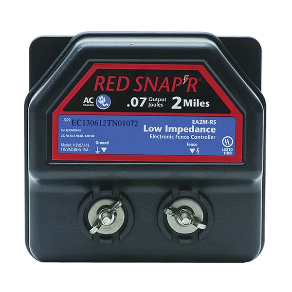 Zareba EA2M-Z Electric Fence Charger, 0.07 J Output Energy, 110/120 V