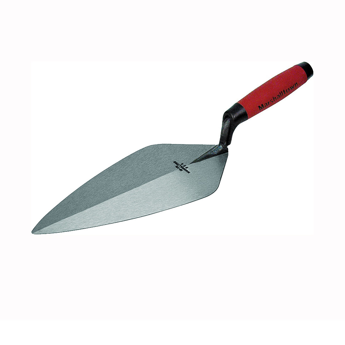 Marshalltown 33 12FG Brick Trowel, 12 in L Blade, 5-1/8 in W Blade, HCS Blade, DuraSoft Handle