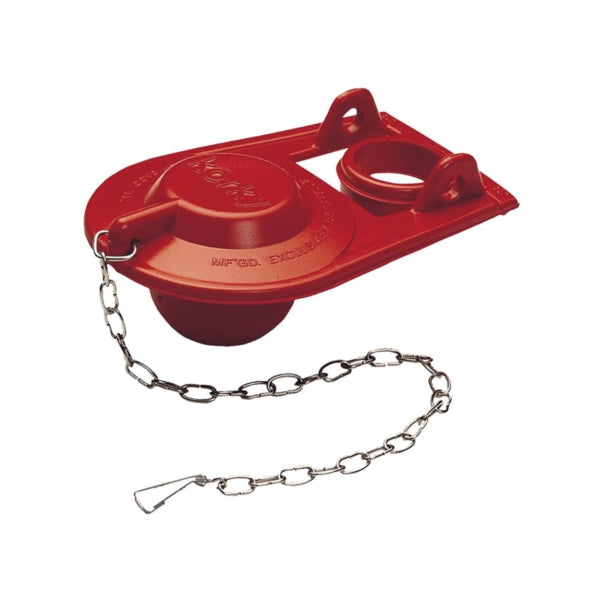 Korky 2000BP Toilet Flapper, Chlorazone Rubber, Red, For: Old 5 and 7 gal per Flush Toilets