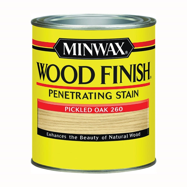 Minwax Wood Finish 70042444 Wood Stain, Pickled Oak, Liquid, 1 qt, Can