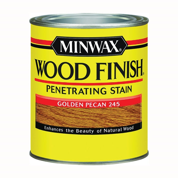 Minwax Wood Finish 70041444 Wood Stain, Golden Pecan, Liquid, 1 qt, Can