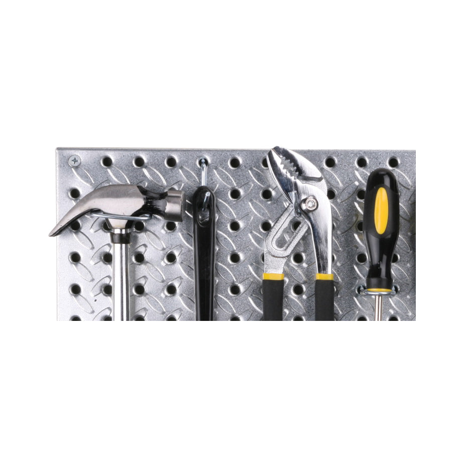 Knape &amp; Vogt 0204-1648 Pegboard, 16 in OAH, Steel