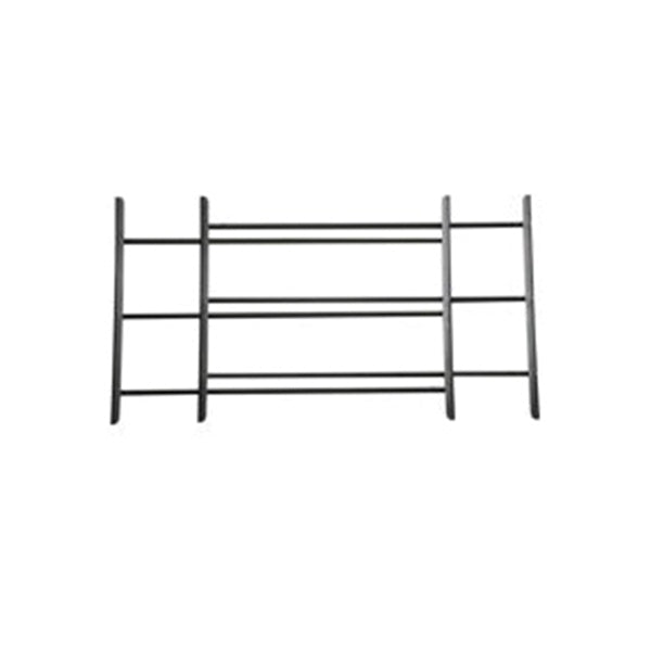 John Sterling 1120 Series 1123-DB Window Guard, 23 to 42 in W, 15 in H, Steel, Dark Black, 3/8 in Bar, 3-Bar